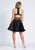 Dave & Johnny - A6974 Two Piece Embellished Lace A-line Dress In Black