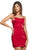 Sherri Hill - 53269 Fitted Empire Sheath Short Dress In Pink