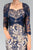 Elizabeth K - GL1419 Embellished Lace Sweetheart Trumpet Dress In Blue