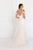 GL1513 Lace Appliqued Off Shoulder Straps Bridal Dress