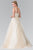 GL2202 Embroidered Ruched Bridal Dress