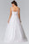 GL2202 Embroidered Ruched Bridal Dress