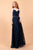 Elizabeth K - GL2667 Ruched Sweetheart A-Line Dress In Blue