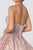Elizabeth K - GL2804 Embellished Sweetheart Ballgown with Bolero In Pink