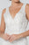 Elizabeth K - GL2814 Embroidered V-Neck Mermaid Bridal Gown In White