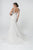Elizabeth K - GL2815 Embroidered V-Neck Mermaid Wedding Dress In White