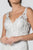 Elizabeth K - GL2815 Embroidered V-Neck Mermaid Wedding Dress In White