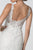 Elizabeth K - GL2815 Embroidered V-Neck Mermaid Wedding Dress In White