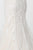 Elizabeth K - GL2820 Embellished Lace Deep V-neck Trumpet Gown In White