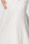Elizabeth K - GL2821 Embellished Lace V-neck Trumpet Gown In White