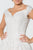Elizabeth K - GL2823 Embellished Lace A-line Wedding Gown In White