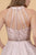 Elizabeth K - GS1603 Strappy Tiered A-Line Cocktail Dress In Pink