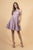 Elizabeth K - GS1618 Embroidered Swirl Motif Illusion Chiffon Dress In Pink