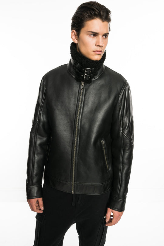 AJAX Leather Jacket | AJAX Veste en cuir