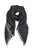 ALIENO Charcoal Italian Scarf | ALIENO Foulard italien gris foncé