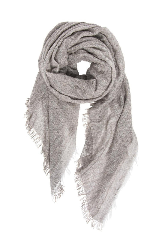 ALIENO Taupe Italian Scarf | ALIENO Foulard italien taupe