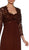 Empire Waist Long Formal Dress with Lace Jacket