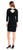 Adrianna Papell - AP1D100031 Jewel Neck Jersey Sheath Dress in Black