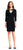 Adrianna Papell - AP1D100031 Jewel Neck Jersey Sheath Dress in Black