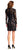 Adrianna Papell - AP1D100070 High Neck Lace Sheath Dress in Black and Pink