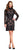 Adrianna Papell - AP1D100070 High Neck Lace Sheath Dress in Black and Pink