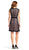 Adrianna Papell - AP1D100368 Sleeveless Lace Jewel Neck A-line Dress In Black