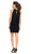 Adrianna Papell - AP1D100390 Sleeveless Halter Neck Sheath Dress In Black