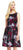 Adrianna Papell - AP1D100448 Floral Metallic Jersey Dress in Red and Multi-Color
