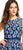 Adrianna Papell - AP1D100671 Jewel Neck Floral Dress in Blue and Floral
