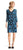 Adrianna Papell - AP1D100673 Embroidered Quarter Sleeve Sheath Dress In Blue
