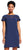 Adrianna Papell - AP1D100707 Bateau Sheath Dress with Illusion Details in Blue