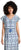 Adrianna Papell - AP1D101094 Flutter Sleeve Paisley Print Tassel Dress In Blue and Print