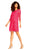 Adrianna Papell - AP1D101153 Floral Embroidered Short Sheath Dress In Pink