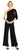 Adrianna Papell - AP1D101319 One Shoulder Flutter Sleeve Jumpsuit in Black