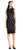 Adrianna Papell - AP1D101525 High Neck Floral Cocktail Dress In Black