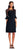 Adrianna Papell - AP1D101617 Illusion Bateau A-Line Cocktail Dress In Black