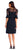 Adrianna Papell - AP1D101617 Illusion Bateau A-Line Cocktail Dress In Black