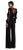 Adrianna Papell - AP1D101627 Ruffled Lace Long Sleeves Jumpsuit In Black