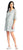 Adrianna Papell - AP1D102205 Striped Scoop A-Line Cocktail Dress In Gray