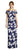 Adrianna Papell - AP1D102274 Floral Off-Shoulder Evening Dress In Blue and Multi-Color
