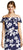 Adrianna Papell - AP1D102274 Floral Off-Shoulder Evening Dress In Blue and Multi-Color