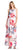 Adrianna Papell - AP1D102288 Floral Bateau A-Line Dress In Pink and Multi-Color