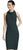 Adrianna Papell - AP1D102617 Cowl High Neck Fitted Cocktail Dress In Green