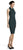Adrianna Papell - AP1D102617 Cowl High Neck Fitted Cocktail Dress In Green