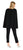 Adrianna Papell - AP1D102917 Crepe Formal Jumpsuit with Cape In Black