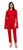 Adrianna Papell - AP1D102917 Crepe Formal Jumpsuit with Cape In Red