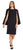 Adrianna Papell - AP1D103195 Jewel Cape Sleeve Cocktail Dress In Black