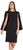 Adrianna Papell - AP1D103195 Jewel Cape Sleeve Cocktail Dress In Black