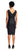 Adrianna Papell - Floral Faux Leather Dress AP1E200023 in Black