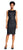 Adrianna Papell - Floral Faux Leather Dress AP1E200023 in Black
